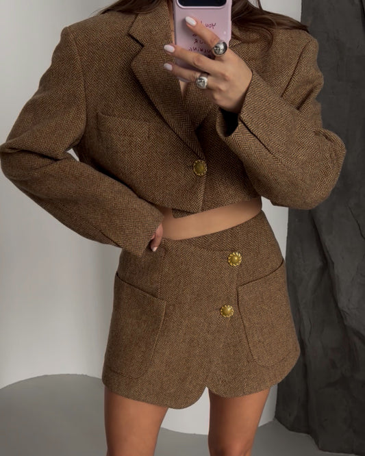 CHESTNUT WOOL SET - M