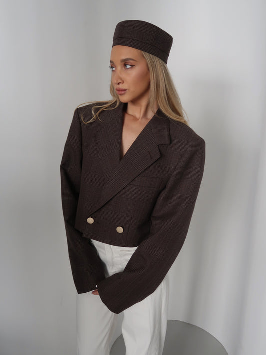 CROPPED BLAZER & HAT